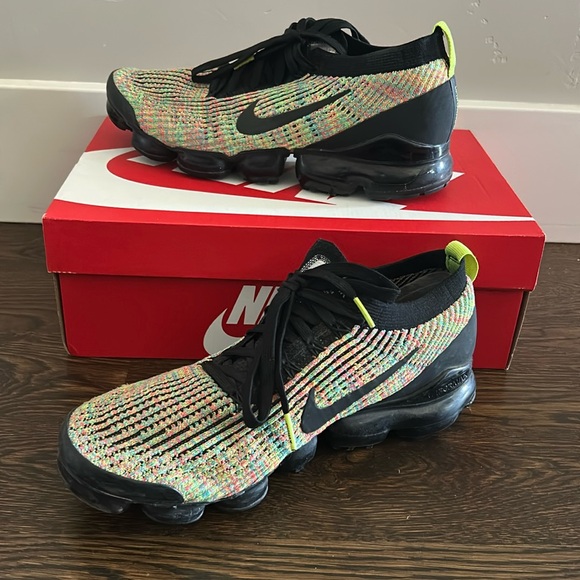 Nike Air VaporMax FlyKnit 3 “Multi color” Men’s Size 10.5 - Picture 1 of 9